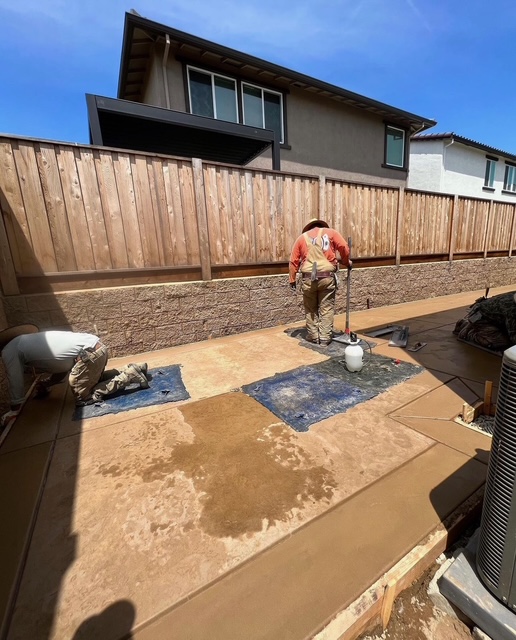 Stamped concrete project example three
